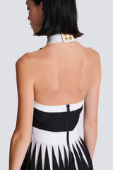 Backless Knit Dress With Rose Detail | Dress In Beauty Backless Knit Dress With Rose Detail | Dress In Beauty