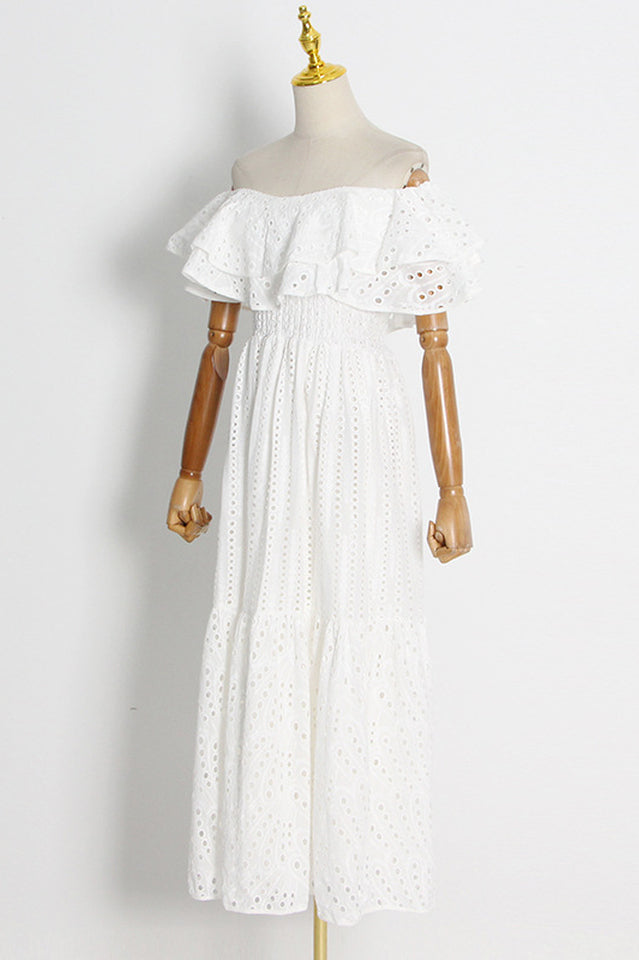 Tulum Off Shoulder Eyelet Dress | Dress In Beauty Tulum Off Shoulder Eyelet Dress | Dress In Beauty