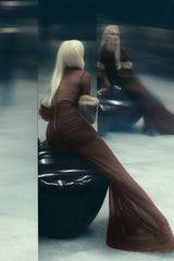 Long Sleeve Draped Mesh Maxi Dress | Dress In Beauty Long Sleeve Draped Mesh Maxi Dress | Dress In Beauty