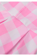 Barbie Movie Margot Pink Plaid Check Dress | Dress In Beauty Barbie Movie Margot Pink Plaid Check Dress | Dress In Beauty