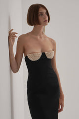 Baroque Pearl Chest Cup Dress | Dress In Beauty Baroque Pearl Chest Cup Dress | Dress In Beauty