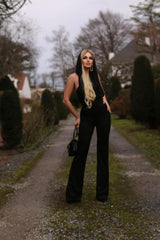 Backless Hooded Jumpsuit With Slip Pockets | Dress In Beauty Backless Hooded Jumpsuit With Slip Pockets | Dress In Beauty