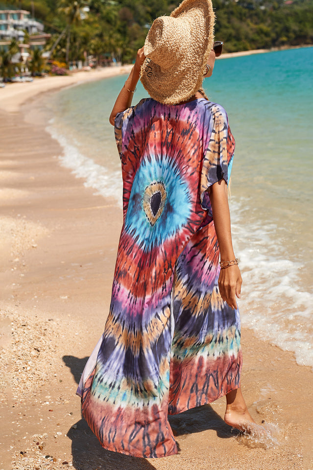 Tropical Pattern Kimono Blouse ( 29 Colors ) | Dress In Beauty Tropical Pattern Kimono Blouse ( 29 Colors ) | Dress In Beauty