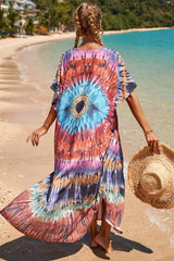 Tropical Pattern Kimono Blouse ( 29 Colors ) | Dress In Beauty Tropical Pattern Kimono Blouse ( 29 Colors ) | Dress In Beauty