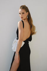 Chloe One Shoulder Bow Detail Dress | Dress In Beauty Chloe One Shoulder Bow Detail Dress | Dress In Beauty