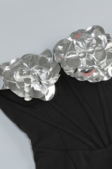 Strapless 3D Floral Maxi Dress | Dress In Beauty Strapless 3D Floral Maxi Dress | Dress In Beauty