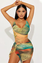 Sunset Halter Wrap Dress | Dress In Beauty Sunset Halter Wrap Dress | Dress In Beauty