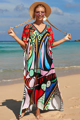 Tropical Pattern Kimono Blouse ( 29 Colors ) | Dress In Beauty Tropical Pattern Kimono Blouse ( 29 Colors ) | Dress In Beauty