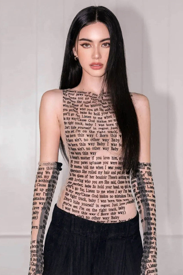 Born this Way Sleeveless Top | Dress In Beauty Born this Way Sleeveless Top | Dress In Beauty