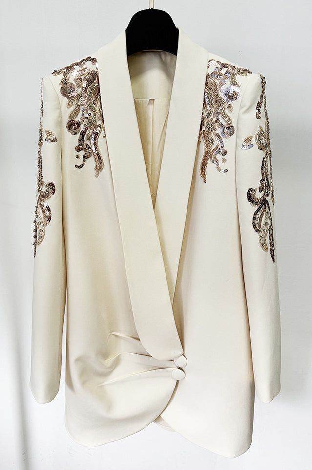 Kallie Sequin Embellished Blazer Mini Dress | Dress In Beauty Kallie Sequin Embellished Blazer Mini Dress | Dress In Beauty