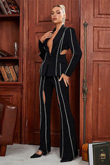 Cut-Out Diamonds Decorated Set | Dress In Beauty Cut-Out Diamonds Decorated Set | Dress In Beauty