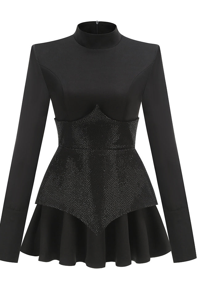 Keilani Red Long Sleeve Mini Dress | Dress In Beauty Keilani Red Long Sleeve Mini Dress | Dress In Beauty