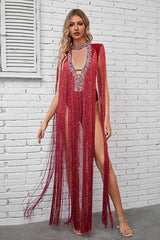 Phoebe Black Fringe Bandage Dress | Dress In Beauty Phoebe Black Fringe Bandage Dress | Dress In Beauty