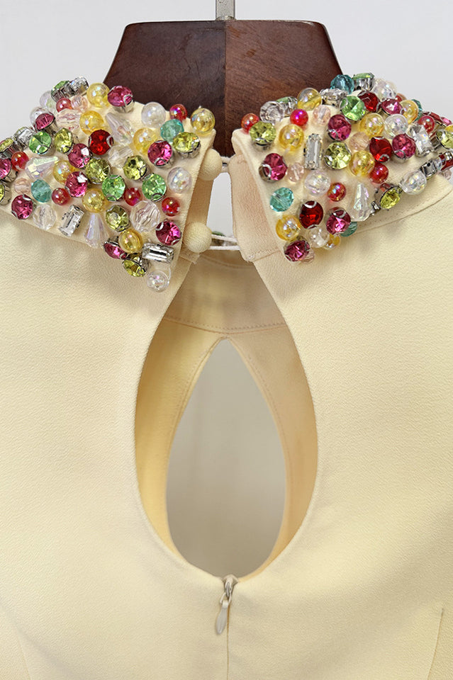 Laksha Cape Sleeve Cutout Maxi Dress | Dress In Beauty Laksha Cape Sleeve Cutout Maxi Dress | Dress In Beauty