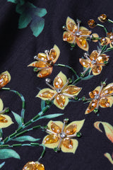 Printed Long Sleeve Cotton-Blend Midi Dress | Dress In Beauty Printed Long Sleeve Cotton-Blend Midi Dress | Dress In Beauty