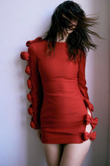 Adrien Hollow Out Bow Dress | Dress In Beauty Adrien Hollow Out Bow Dress | Dress In Beauty