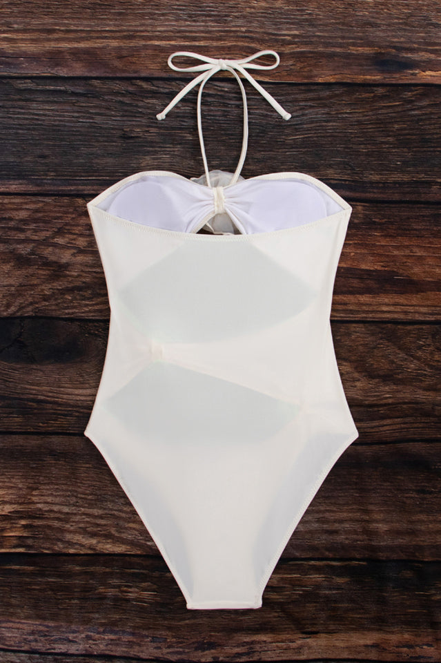 Flower Decoration One Piece Swimsuit | Dress In Beauty Flower Decoration One Piece Swimsuit | Dress In Beauty