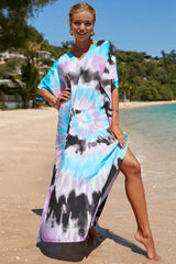 Tropical Pattern Kimono Blouse ( 29 Colors ) | Dress In Beauty Tropical Pattern Kimono Blouse ( 29 Colors ) | Dress In Beauty