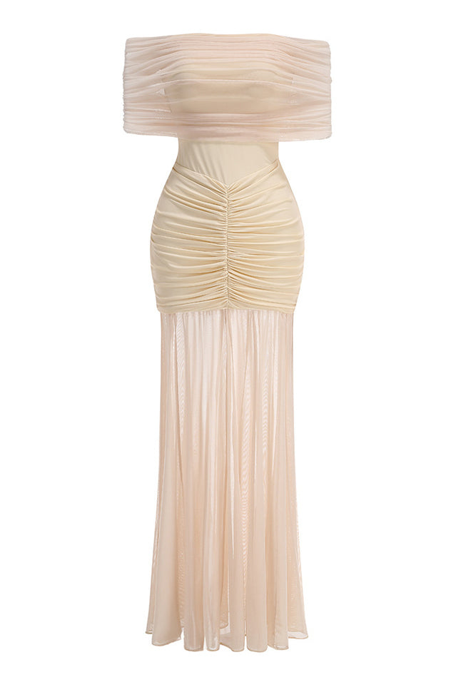 Caspian Slinky And Mesh Maxi Dress | Dress In Beauty Caspian Slinky And Mesh Maxi Dress | Dress In Beauty