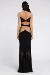 Pineapple-Embellished Cut-Out Maxi Dress | Dress In Beauty Pineapple-Embellished Cut-Out Maxi Dress | Dress In Beauty