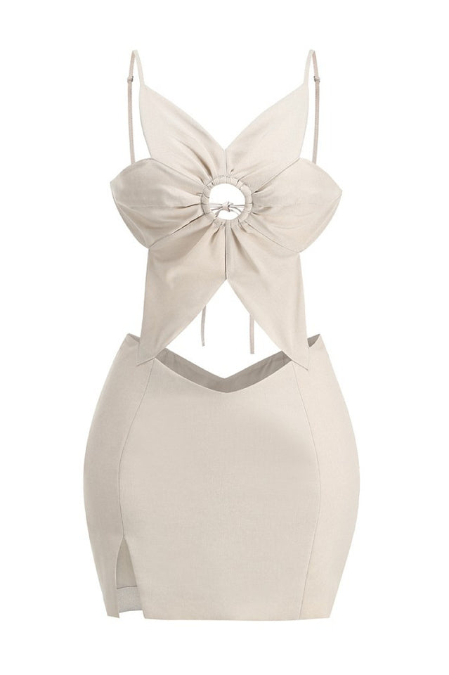 Alma Flower Detail Cut Out Midi Dress | Dress In Beauty Alma Flower Detail Cut Out Midi Dress | Dress In Beauty