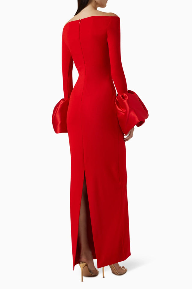 Talia Oversized-Cuffs Gown | Dress In Beauty Talia Oversized-Cuffs Gown | Dress In Beauty