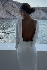 Quintina Plunging Back Maxi Dress Quintina Plunging Back Maxi Dress