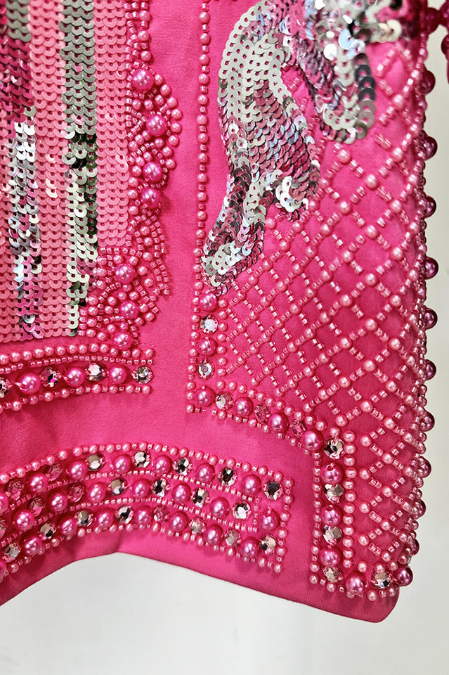 Long Sleeve Sequin Embellished Dress | Dress In Beauty Long Sleeve Sequin Embellished Dress | Dress In Beauty