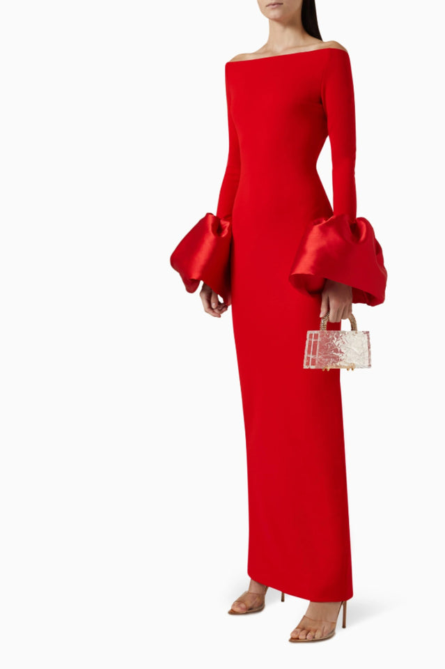 Talia Oversized-Cuffs Gown | Dress In Beauty Talia Oversized-Cuffs Gown | Dress In Beauty