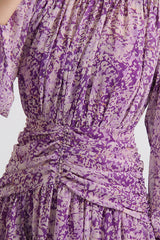 Aurier Round Neck Balloon Sleeve Maxi Dress | Dress In Beauty Aurier Round Neck Balloon Sleeve Maxi Dress | Dress In Beauty