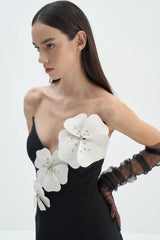 White Flower Embellished Maxi Dress | Dress In Beauty White Flower Embellished Maxi Dress | Dress In Beauty