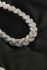 One Shoulder Crystal Chain Detail Dress | Dress In Beauty One Shoulder Crystal Chain Detail Dress | Dress In Beauty