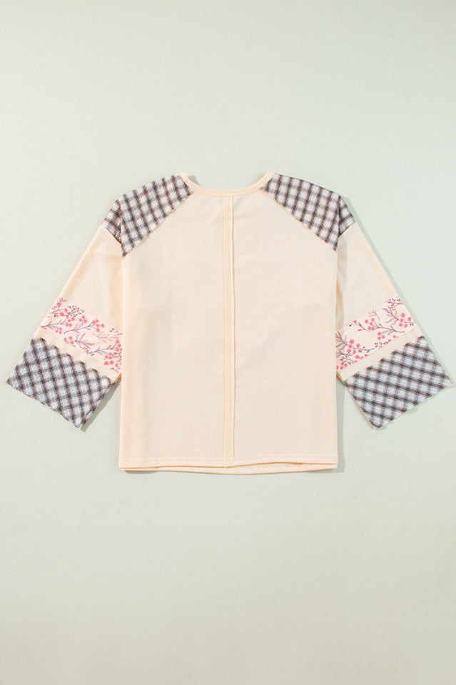 Floral Patchwork Heart Long Sleeve Top | Dress In Beauty Floral Patchwork Heart Long Sleeve Top | Dress In Beauty