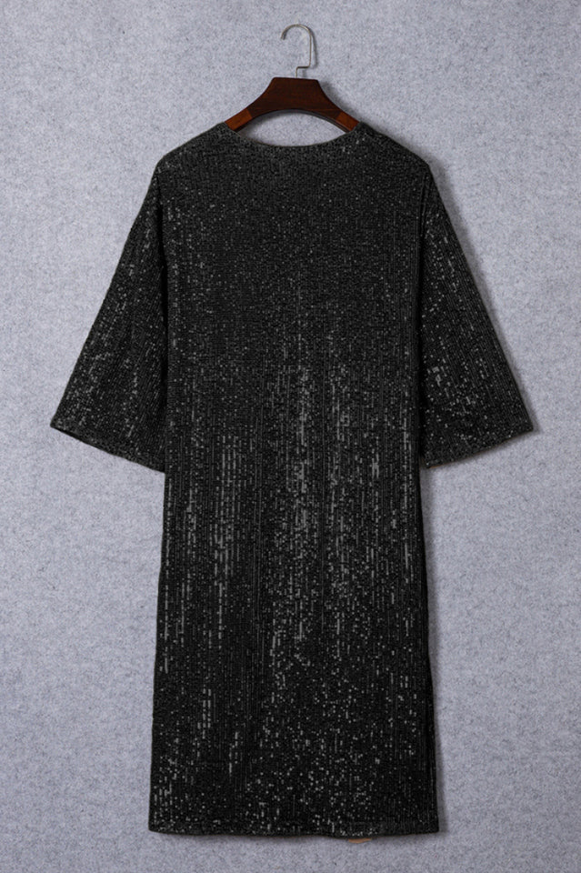 Sequin Open Front Duster Cardigan | Dress In Beauty Sequin Open Front Duster Cardigan | Dress In Beauty