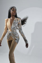 Long Sleeve Sequin Jumpsuit | Dress In Beauty Long Sleeve Sequin Jumpsuit | Dress In Beauty