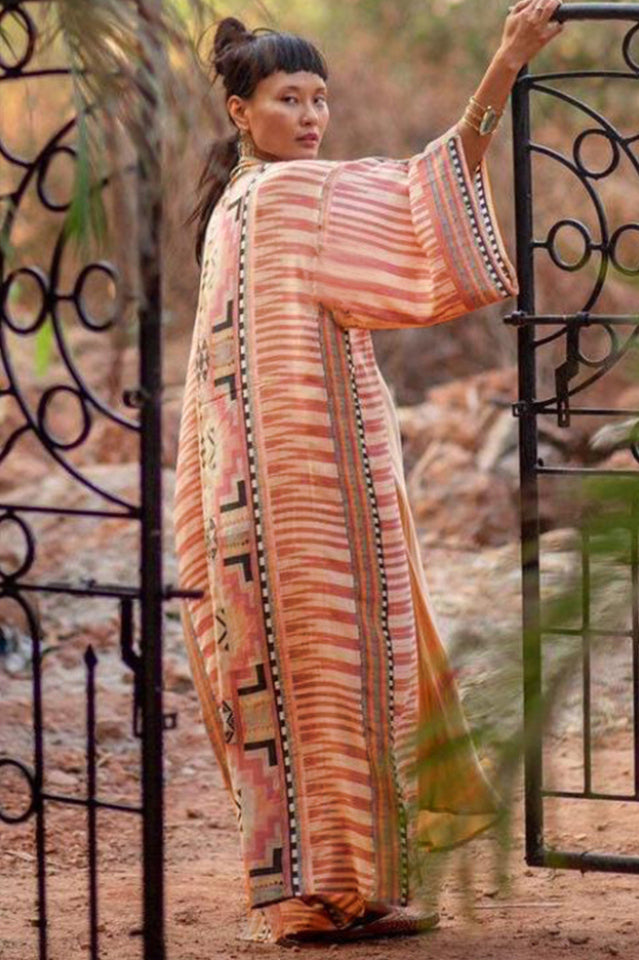 Boho Tie Dye Kimono Blouse | Dress In Beauty Boho Tie Dye Kimono Blouse | Dress In Beauty