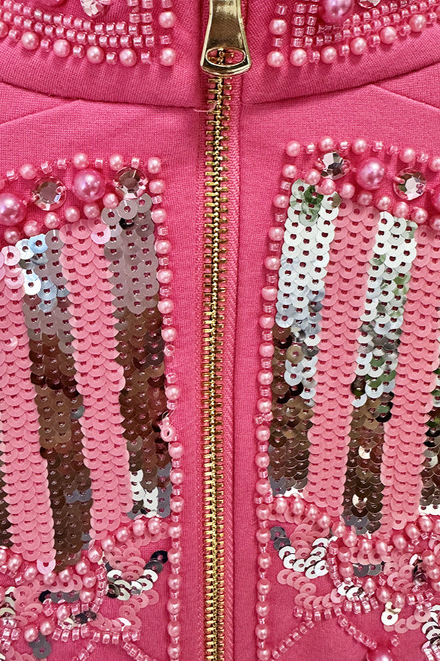 Long Sleeve Sequin Embellished Dress | Dress In Beauty Long Sleeve Sequin Embellished Dress | Dress In Beauty