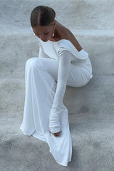 Quintina Plunging Back Maxi Dress Quintina Plunging Back Maxi Dress