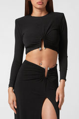 Black Stretch Cady Maxi Dress | Dress In Beauty Black Stretch Cady Maxi Dress | Dress In Beauty