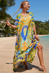 Tropical Pattern Kimono Blouse ( 29 Colors ) | Dress In Beauty Tropical Pattern Kimono Blouse ( 29 Colors ) | Dress In Beauty