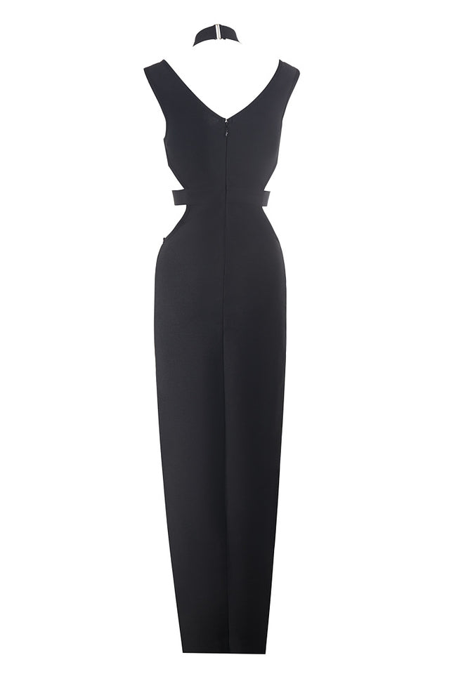 Simone Black Bandage Long Dress | Dress In Beauty Simone Black Bandage Long Dress | Dress In Beauty