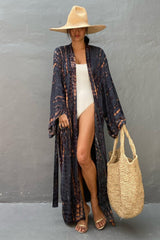 Beach Color Block Printing Cover Up | Dress In Beauty Beach Color Block Printing Cover Up | Dress In Beauty