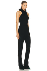 Backless Hooded Jumpsuit With Slip Pockets | Dress In Beauty Backless Hooded Jumpsuit With Slip Pockets | Dress In Beauty