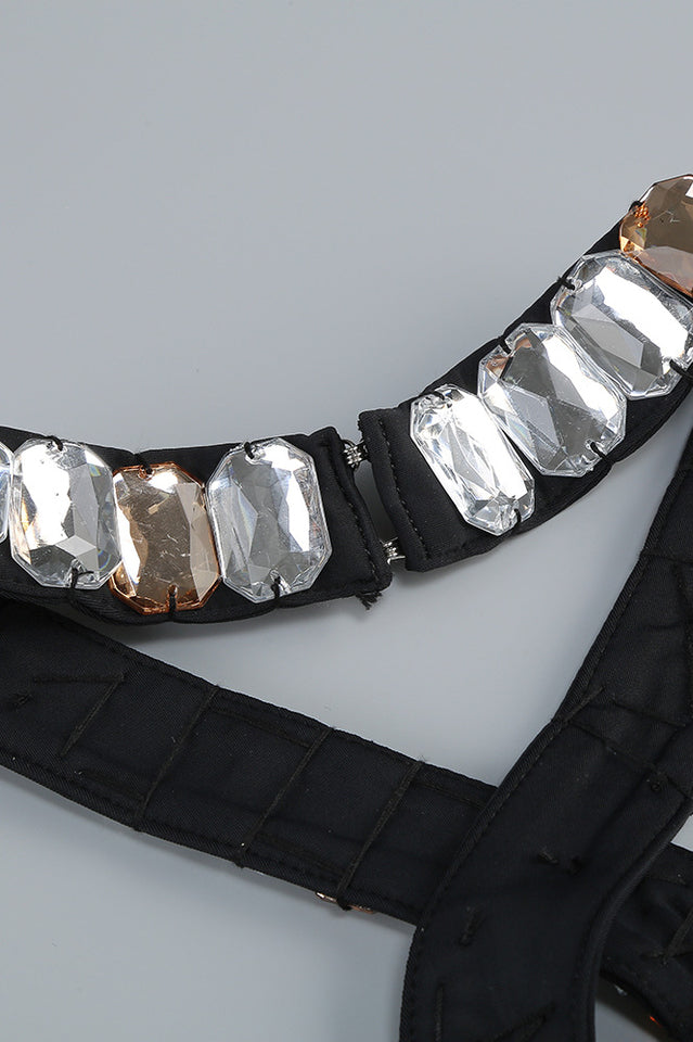 Alma Diamante Cutout Halter Maxi Dress | Dress In Beauty Alma Diamante Cutout Halter Maxi Dress | Dress In Beauty