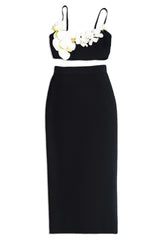 Floral Detail Two Piece Maxi Dress | Dress In Beauty Floral Detail Two Piece Maxi Dress | Dress In Beauty