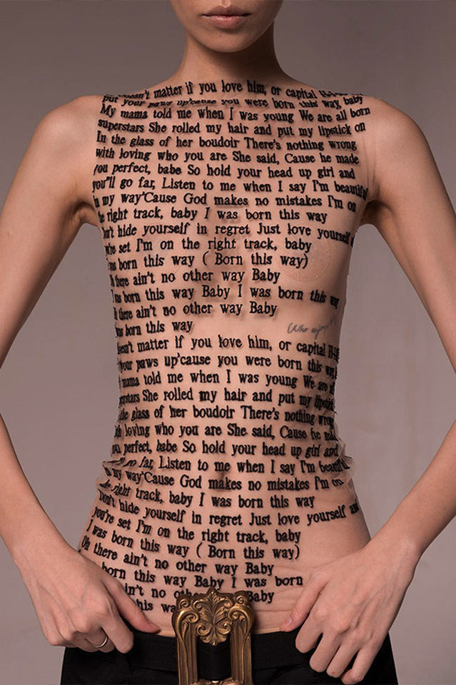 Born this Way Sleeveless Top | Dress In Beauty Born this Way Sleeveless Top | Dress In Beauty