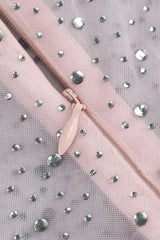 Brenden Pink Crystal Lace Midi Dress | Dress In Beauty Brenden Pink Crystal Lace Midi Dress | Dress In Beauty