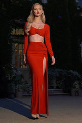 Rose High Split Maxi Dress | Dress In Beauty Rose High Split Maxi Dress | Dress In Beauty