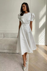 Button Front Midi Dress | Dress In Beauty Button Front Midi Dress | Dress In Beauty