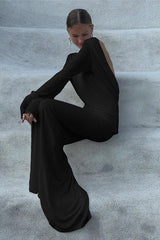 Quintina Plunging Back Maxi Dress Quintina Plunging Back Maxi Dress